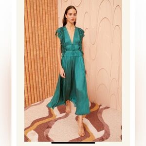 NWOT Ulla Johnson, Letty Dress, Emerald color